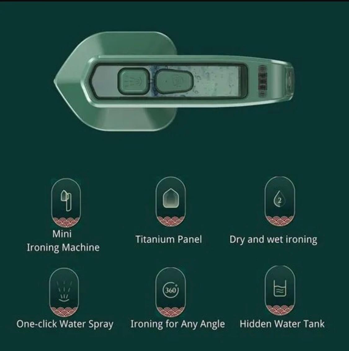 Portable Micro Steam Iron –