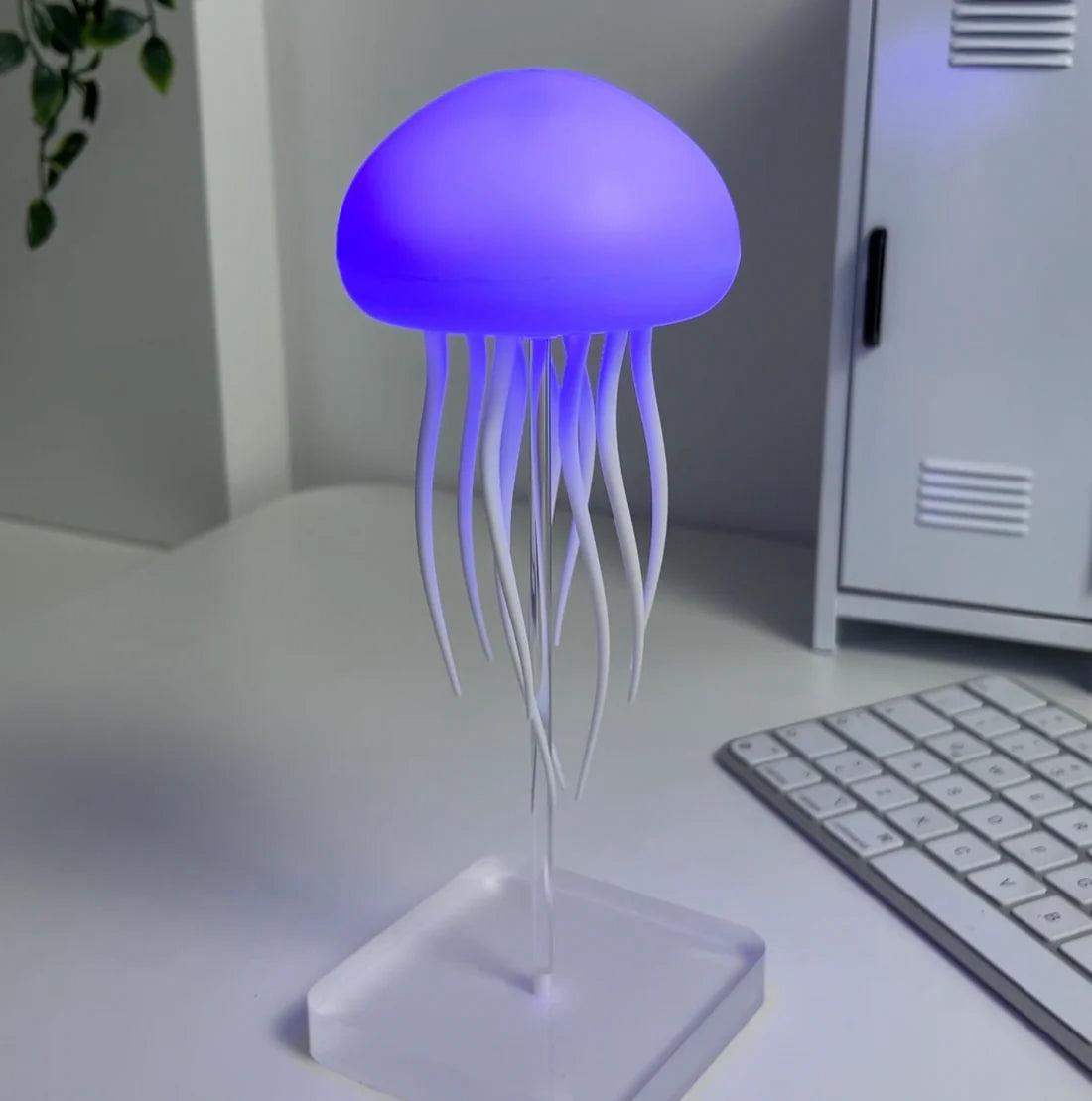 CUTE LED JELLY FISH LAMP