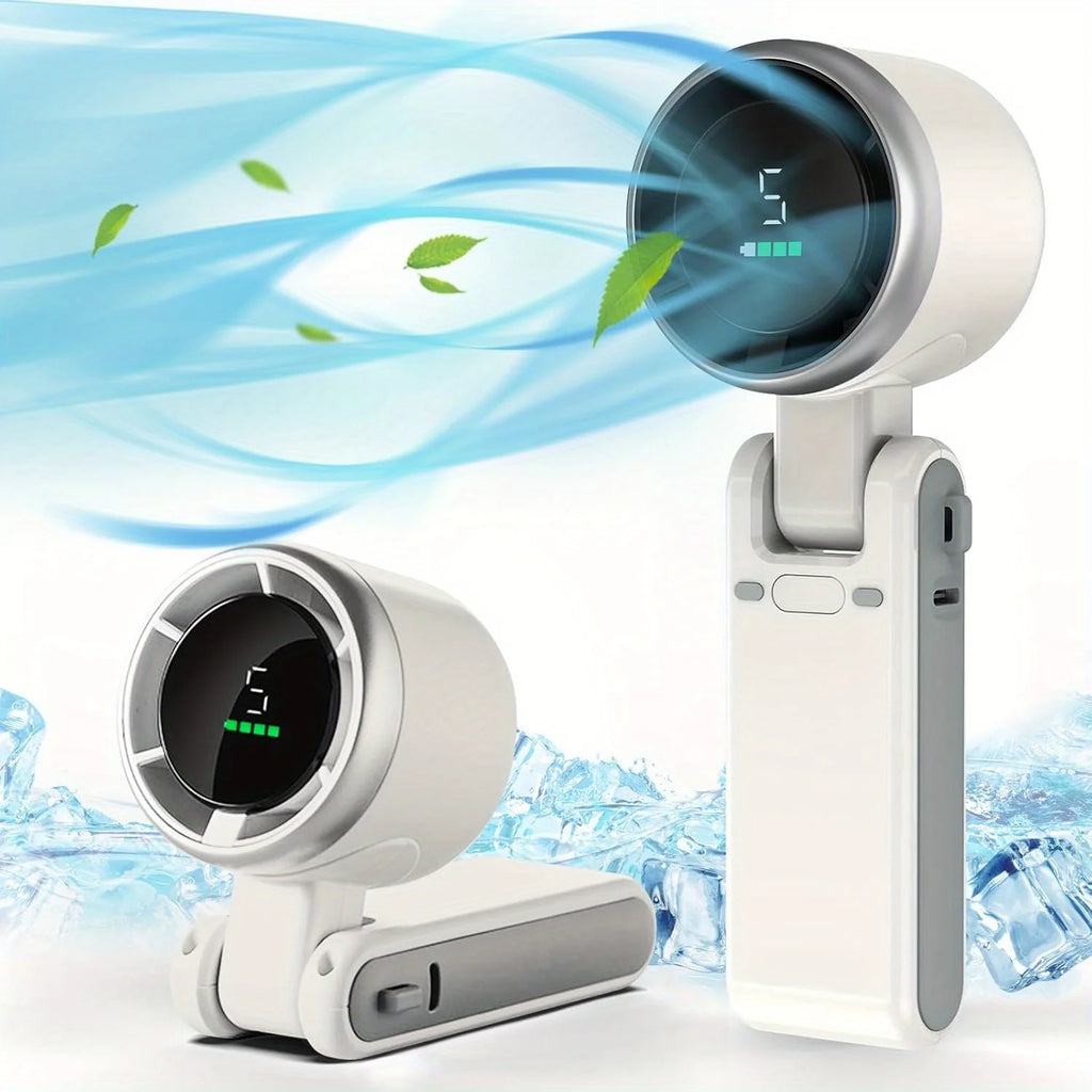 Ultra-Portable 3-in-1 Foldable Handheld & Desk Fan (3600mAh)