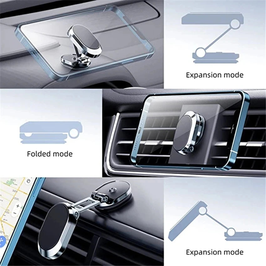 MagFold™ Universal Ultra-Slim Magnetic Car Phone Holder