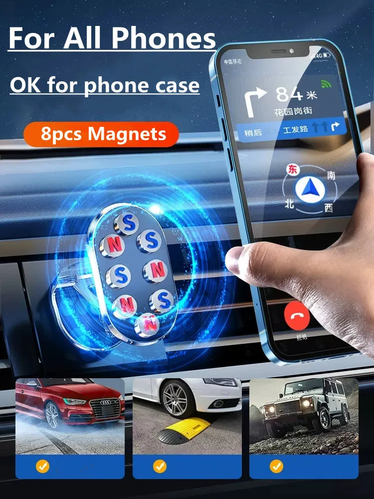 MagFold™ Universal Ultra-Slim Magnetic Car Phone Holder