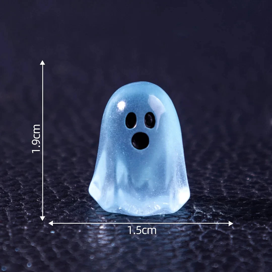 Luminous Glow-in-the-Dark Mini Ghost Figurines
